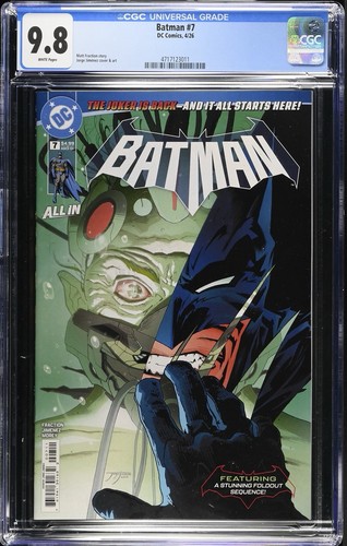 Batman cgc 8 numero - #7,
